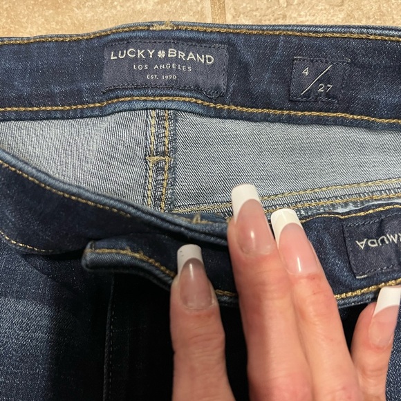 ☘️Lucky Brand Stretch Denim Bermuda Shorts-NWT -☘️SZ 4 - Picture 9 of 15